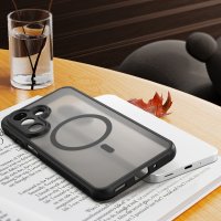 Handyhülle Magnet Case Schutzhülle Kratzfest für Samsung Galaxy A27 Schwarz