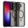 Handyhülle Magnet Case Schutzhülle Kratzfest für Samsung Galaxy A27 Schwarz