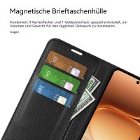 Wallet Case für Honor 600 Schwarz