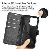 Wallet Case für Honor 600 Lite Schwarz