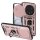 Outdoor Panzer Hülle für Honor Magic 8 Pro Handyhülle Slide Kameraschutz Ringhalter Rosegold