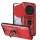 Outdoor Panzer Hülle für Honor Magic 8 Pro Handyhülle Slide Kameraschutz Ringhalter Rot