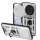 Outdoor Panzer Hülle für Honor Magic 8 Pro Handyhülle Slide Kameraschutz Ringhalter Silber