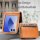 Hülle für Samsung Galaxy Z Flip 8 - Handyhülle Schutzhülle Flip Case Etui Braun