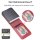 Hülle für Samsung Galaxy Z Flip 8 - Handyhülle Schutzhülle Flip Case Etui Weinrot