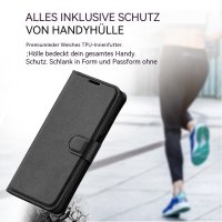 Wallet Case für Honor 600 Smart Schwarz