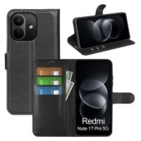 Wallet Case Klapphülle für Xiaomi Redmi Note 17 Pro 5G Schwarz