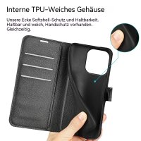 Wallet Case Klapphülle für Xiaomi Redmi Note 17 Pro 5G Schwarz