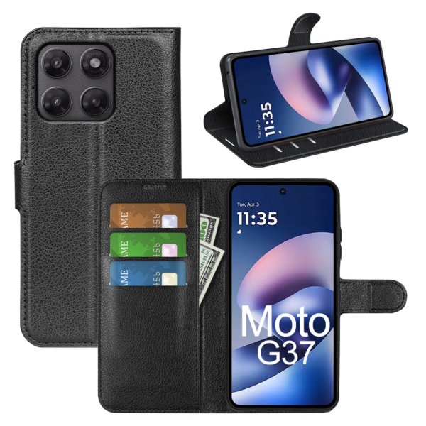 Klapphülle für Motorola Moto G37 / G47 Handy Tasche Wallet Case Handyhülle