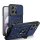 Outdoor Panzer Hülle für Motorola Moto G87 Kameraschutz Ring Case Stoßfest Blau