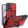 Outdoor Panzer Hülle für Motorola Moto G87 Kameraschutz Ring Case Stoßfest Rot