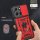 Outdoor Panzer Hülle für Motorola Moto G87 Kameraschutz Ring Case Stoßfest Rot