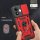Outdoor Hülle Xiaomi Redmi Note 17 Pro 5G Handyhülle Kameraschutz Ringhalter Rot