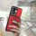 Outdoor Panzer Hülle für Honor 600 Smart Handyhülle mit Slide Kameraschutz Ringhalter Rot