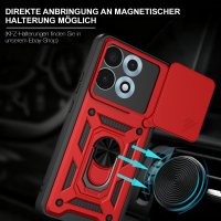 Outdoor Hülle für Motorola Edge 70 Max Kameraschutz Ring Case Stoßfest Rot