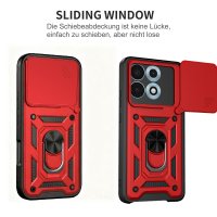 Outdoor Hülle für Motorola Edge 70 Max Kameraschutz Ring Case Stoßfest Rot
