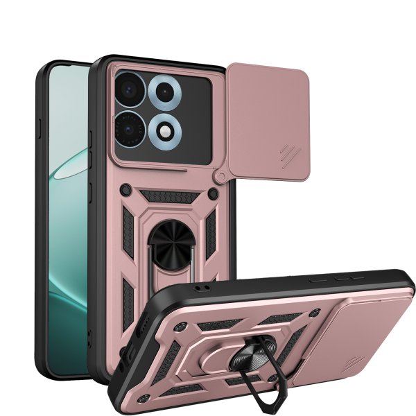 Outdoor Hülle für Motorola Edge 70 Max Kameraschutz Ring Case Stoßfest Rosegold