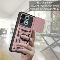 Outdoor Hülle für Motorola Edge 70 Max Kameraschutz Ring Case Stoßfest Rosegold