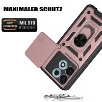 Outdoor Hülle für Motorola Edge 70 Max Kameraschutz Ring Case Stoßfest Rosegold