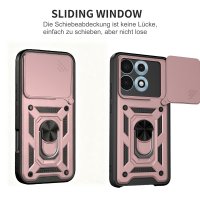 Outdoor Hülle für Motorola Edge 70 Max Kameraschutz Ring Case Stoßfest Rosegold