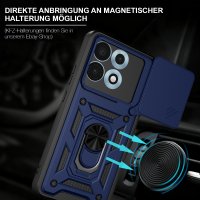 Outdoor Hülle für Motorola Edge 70 Max Kameraschutz Ring Case Stoßfest Blau