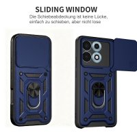 Outdoor Hülle für Motorola Edge 70 Max Kameraschutz Ring Case Stoßfest Blau