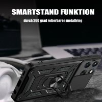 Outdoor Hülle für Motorola Edge 70 Fusion Kameraschutz Ring Case Schwarz