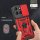 Outdoor Hülle für Motorola Edge 70 Fusion Kameraschutz Ring Case Stoßfest Rot