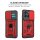 Outdoor Hülle für Motorola Edge 70 Fusion Kameraschutz Ring Case Stoßfest Rot