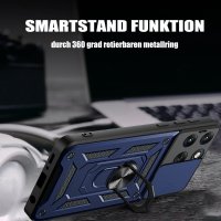 Outdoor Hülle für Motorola Edge 70 Fusion Kameraschutz Ring Case Stoßfest Blau