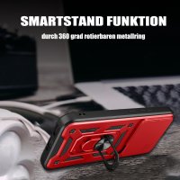 Outdoor Hülle für Motorola Edge 70 Pro Kameraschutz Ring Case Stoßfest Rot