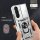 Outdoor Panzer Hülle mit Kameraschutz Ringhalter für Samsung Galaxy Z Fold 8 Ultra Silber