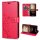 Hülle für Xiaomi Redmi 17C Handyhülle mit [Standfunktion][Kartenfächern] Rot
