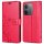 Hülle für Xiaomi Redmi 17C Handyhülle mit [Standfunktion][Kartenfächern] Rot