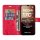 Hülle für Xiaomi Redmi 17C Handyhülle mit [Standfunktion][Kartenfächern] Rot
