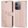 Hülle für Xiaomi Redmi 17C Handyhülle mit [Standfunktion][Kartenfächern] Rosegold