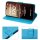 Hülle für Xiaomi Redmi 17C Handyhülle mit [Standfunktion][Kartenfächern] Blau