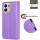Hülle für Xiaomi Redmi 17 4G / 5G Handyhülle mit [Standfunktion][Kartenfächern] Lila