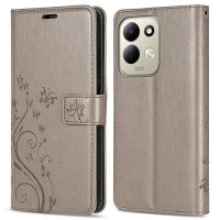 Hülle für Xiaomi Redmi 17 4G / 5G Handyhülle mit [Standfunktion][Kartenfächern] Grau