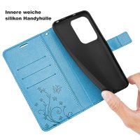 Hülle für Xiaomi Redmi 17 4G / 5G Handyhülle mit [Standfunktion][Kartenfächern] Blau