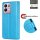 Hülle für Xiaomi Redmi 17 4G / 5G Handyhülle mit [Standfunktion][Kartenfächern] Blau