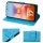 Hülle für Xiaomi Redmi 17 4G / 5G Handyhülle mit [Standfunktion][Kartenfächern] Blau