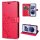Hülle für Xiaomi Redmi Note 17 Handyhülle mit [Standfunktion][Kartenfächern] Rot