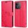 Hülle für Xiaomi Redmi Note 17 Handyhülle mit [Standfunktion][Kartenfächern] Rot