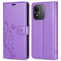 Hülle für Xiaomi Redmi Note 17 Handyhülle mit [Standfunktion][Kartenfächern] Lila