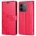 Hülle für Xiaomi Redmi Note 17 Pro 5G Handyhülle mit [Standfunktion][Kartenfächern] Rot