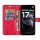Hülle für Xiaomi Redmi Note 17 Pro 5G Handyhülle mit [Standfunktion][Kartenfächern] Rot