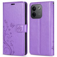 Hülle für Xiaomi Redmi Note 17 Pro 5G Handyhülle mit [Standfunktion][Kartenfächern] Lila