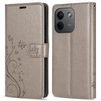 Hülle für Xiaomi Redmi Note 17 Pro 5G Handyhülle mit [Standfunktion][Kartenfächern] Grau