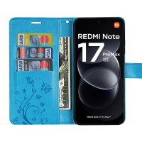Hülle für Xiaomi Redmi Note 17 Pro 5G Handyhülle mit [Standfunktion][Kartenfächern] Blau